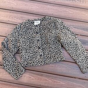Jason Wu Leopard Print Jacket Small - MAKE OFFER